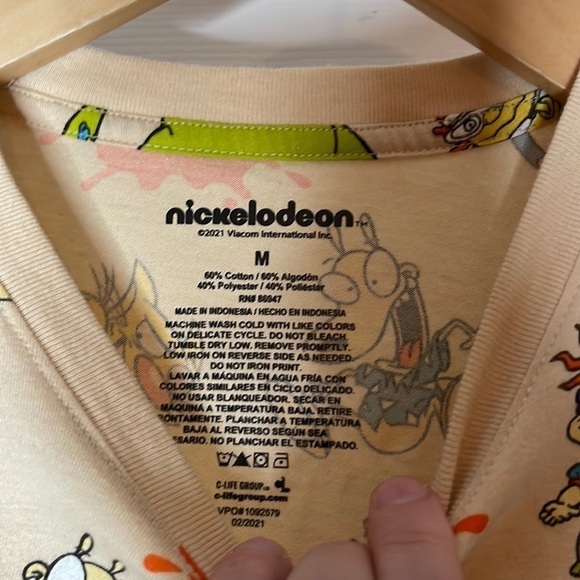 Nickelodeon Y2K Cartoon Character T-Shirt Size Medium - Picture 2 of 3